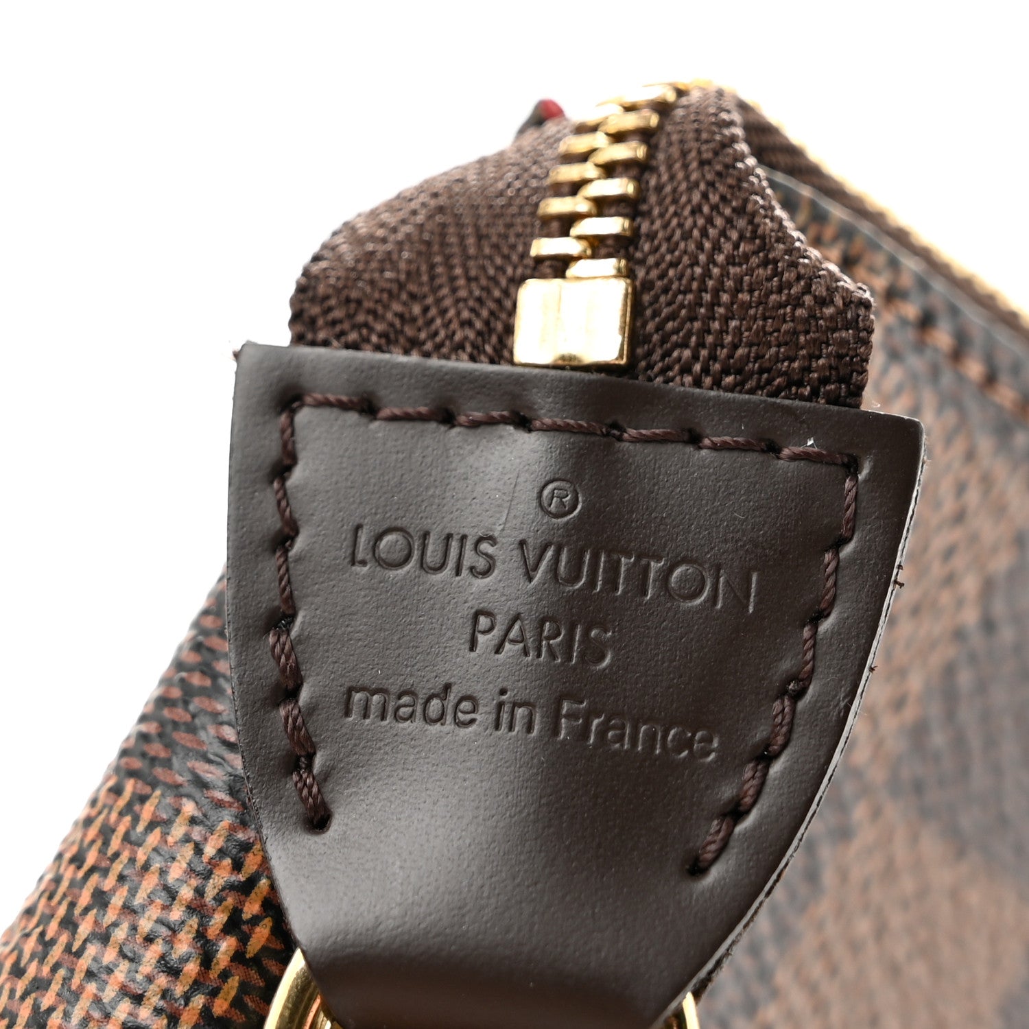 Louis Vuitton Damier Ebene Mini Pochette Accessories 6 of 8