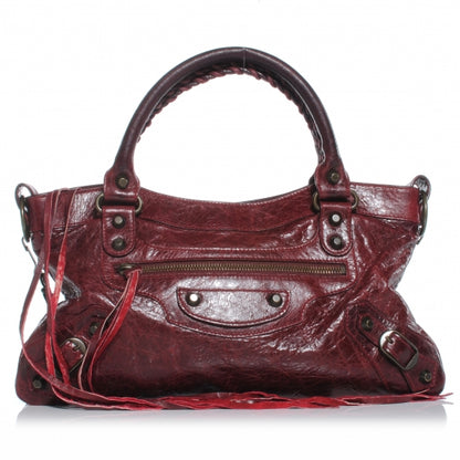 Balenciaga Chevre First Rouge Grenat 1 of 11