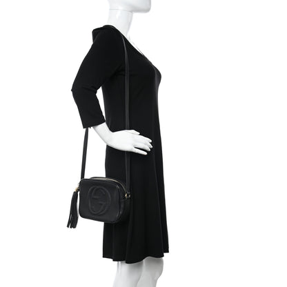 Gucci Pebbled Calfskin Small Soho Disco Bag Black 2 of 10