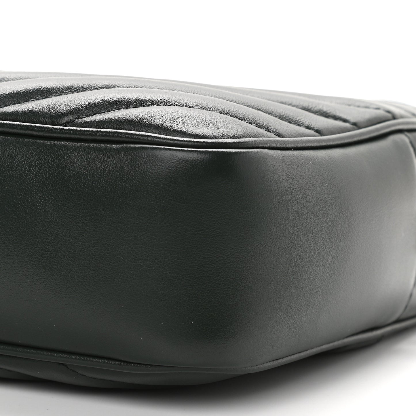 Calfskin Matelasse Monogram Lou Camera Bag Military Green