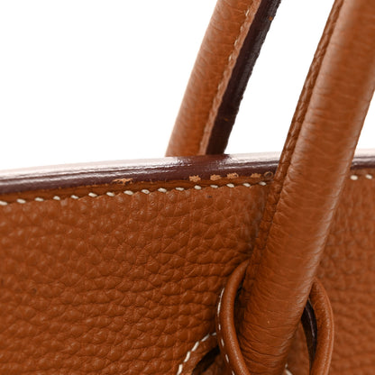 Hermes Fjord Birkin 35 Gold 13 of 19