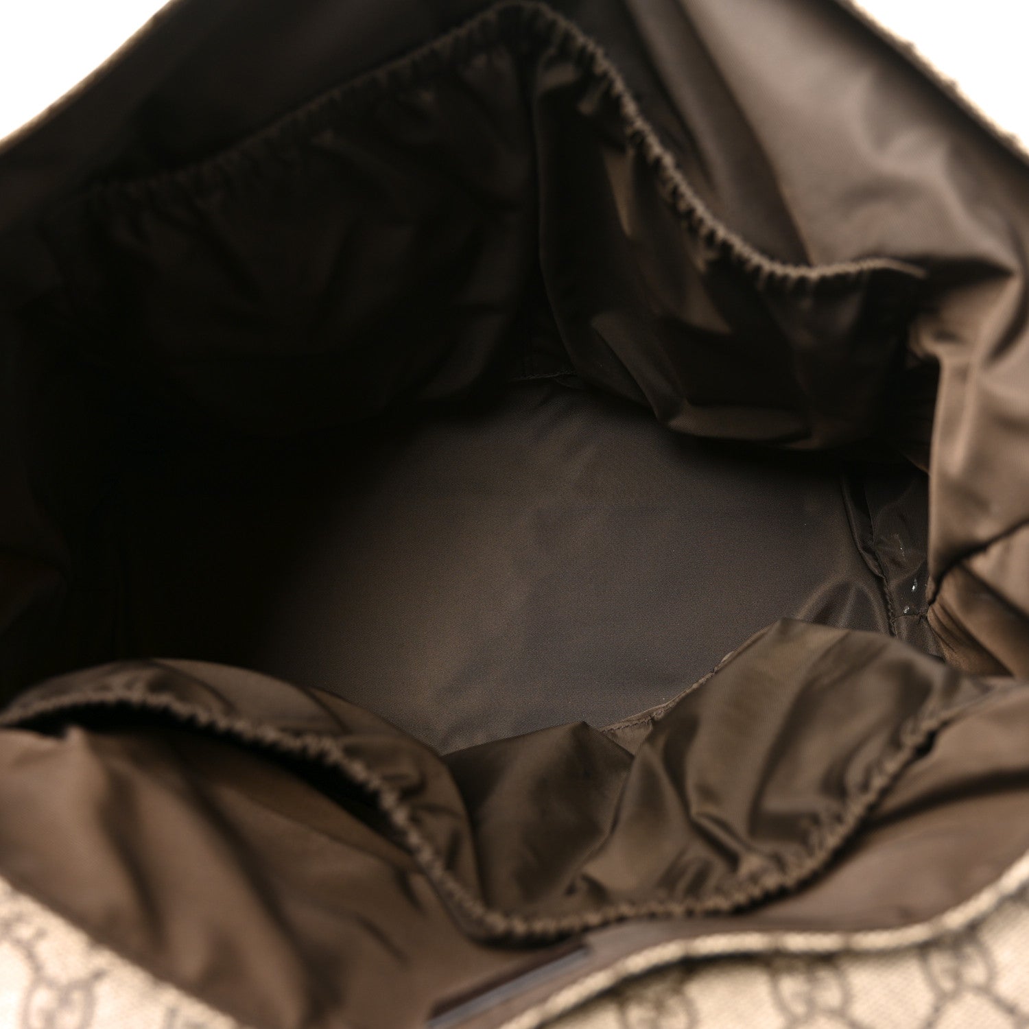 Gucci GG Plus Monogram Messenger Diaper Bag Dark Brown 4 of 10