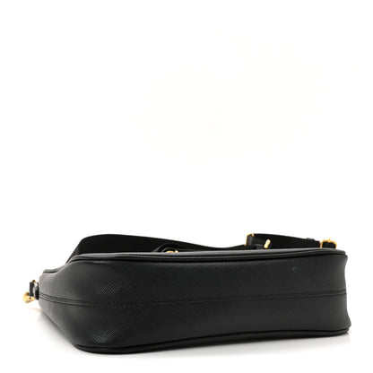 Prada Saffiano Lux Re-Edition 2005 Shoulder Bag Black 4 of 9