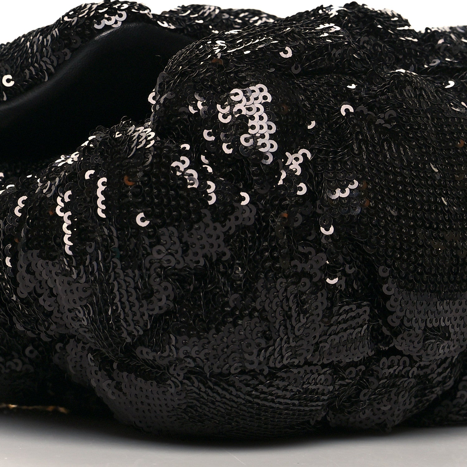 Chanel Sequin Quilted Medium Chanel 19 Flap Black 9 of 11