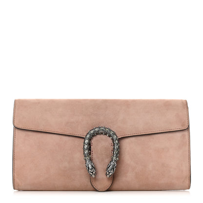 Gucci Suede Dionysus Clutch Blush 1 of 9