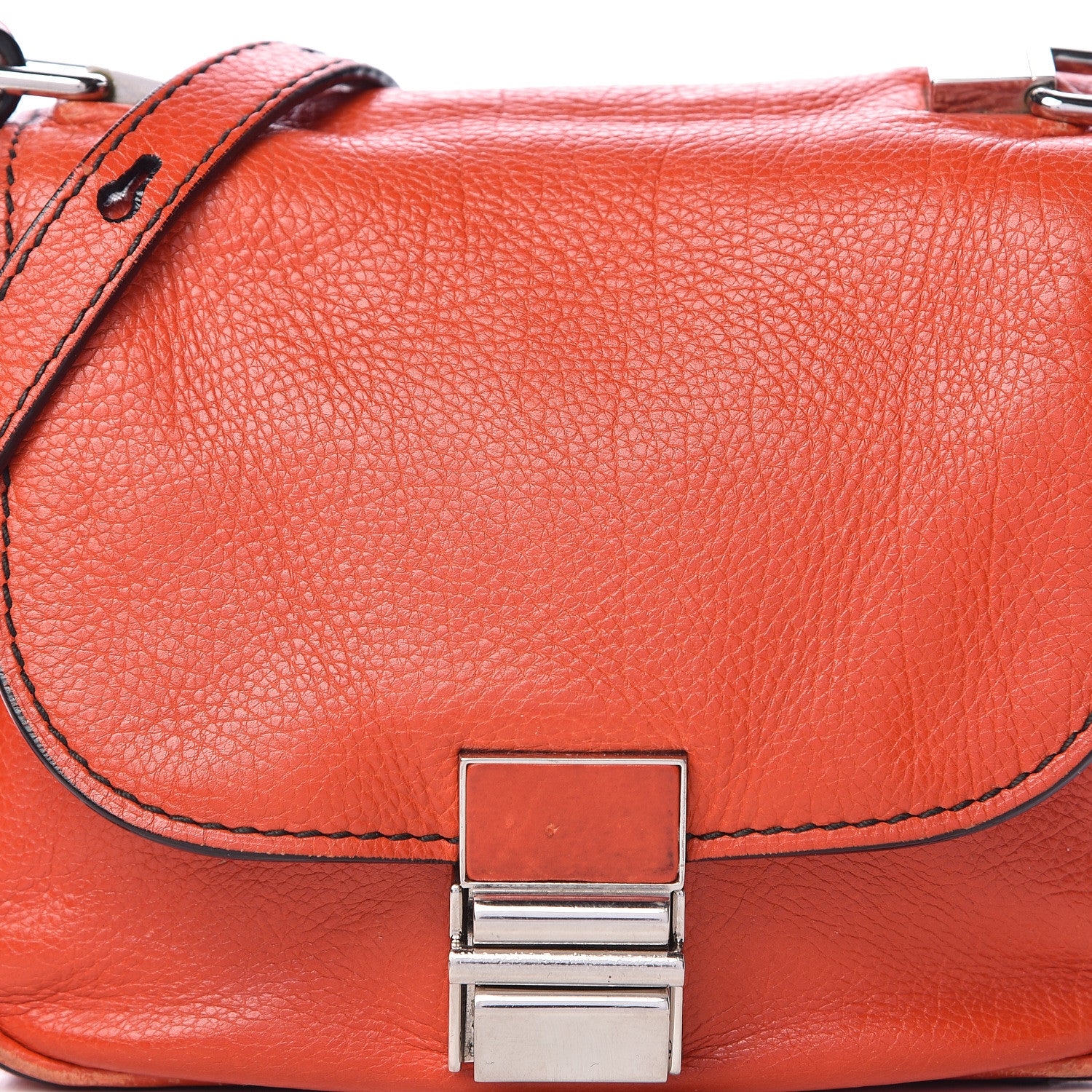 Proenza Schouler Vachetta Lux Tiny Kent Shoulder Bag Fire Red 15 of 17