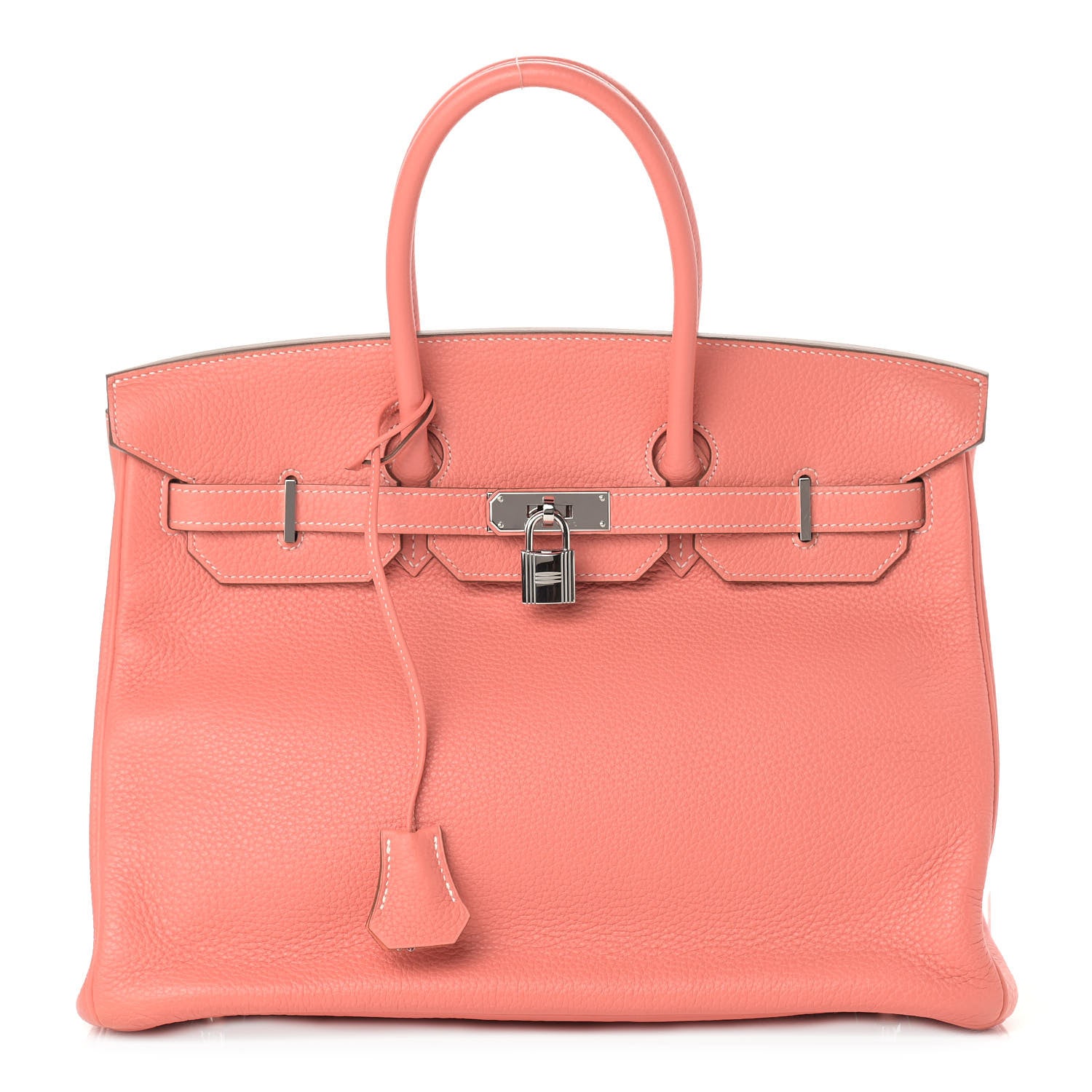 Hermes Taurillon Clemence Birkin 35 Crevette 1 of 9