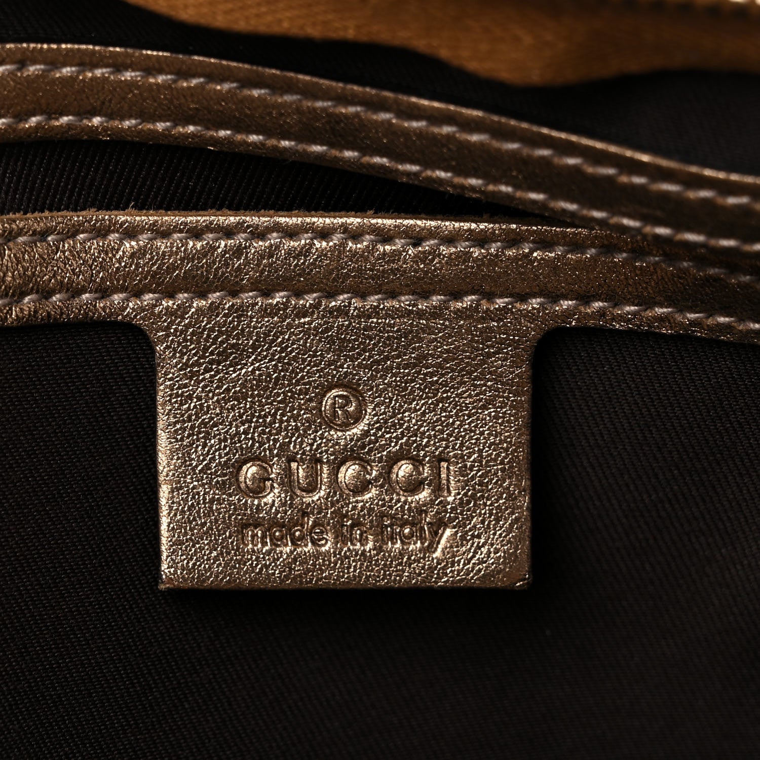 Gucci Crystal Monogram Medium Joy Boston Bronze 5 of 25