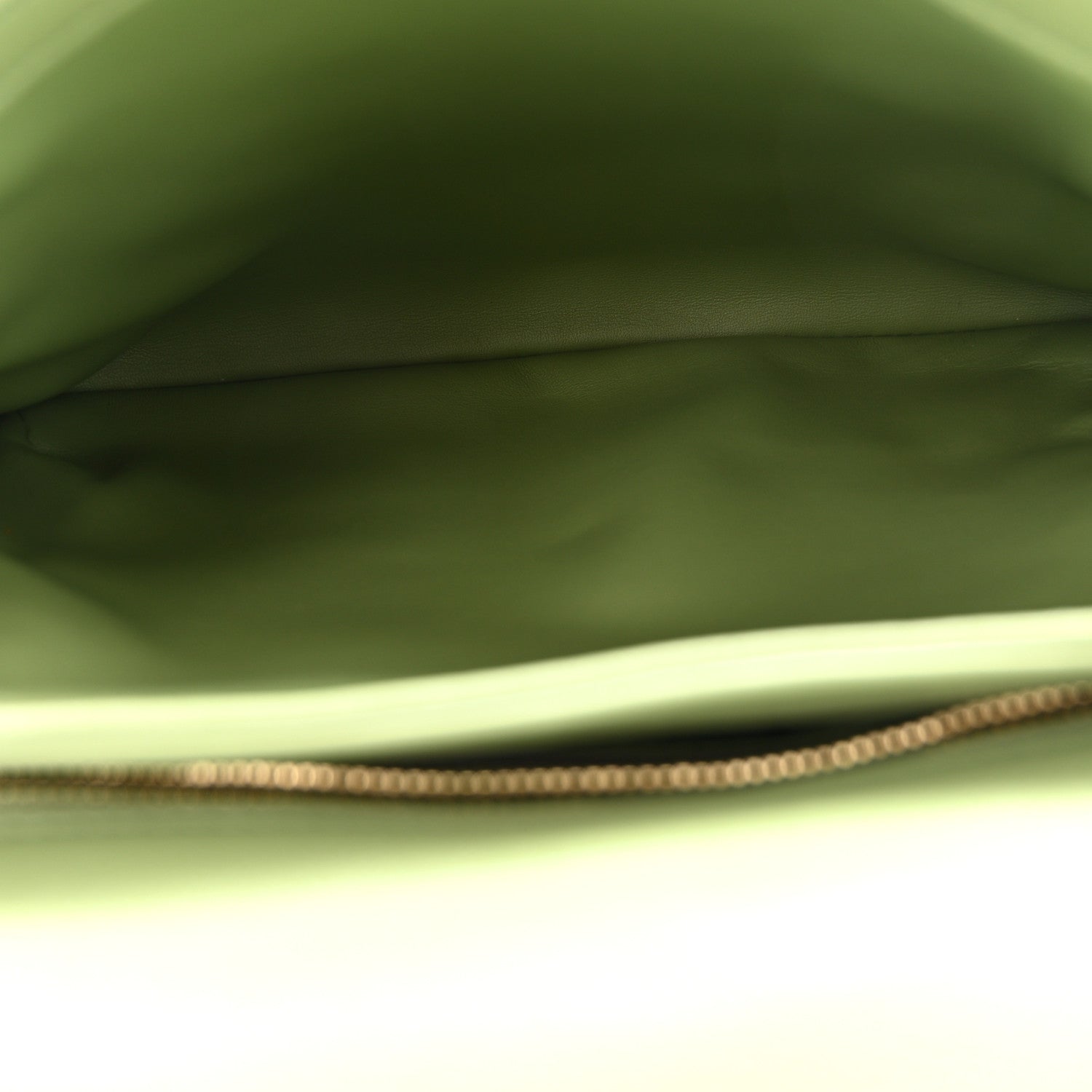 Gucci Roxy Calfskin Web Medium Blondie Top Handle Shoulder Flap Bag Salamander Green 5 of 12