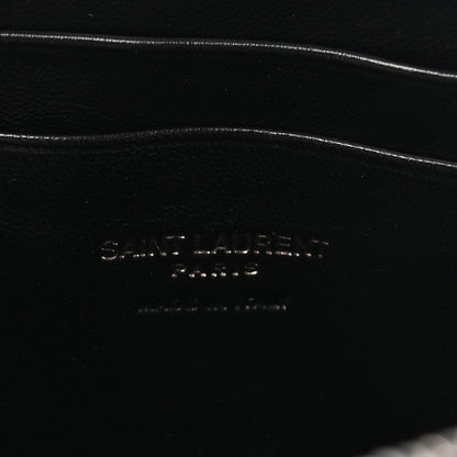 Saint Laurent Grain De Poudre Matelasse Monochrome Monogram Mini Lou Camera Bag Black 7 of 10