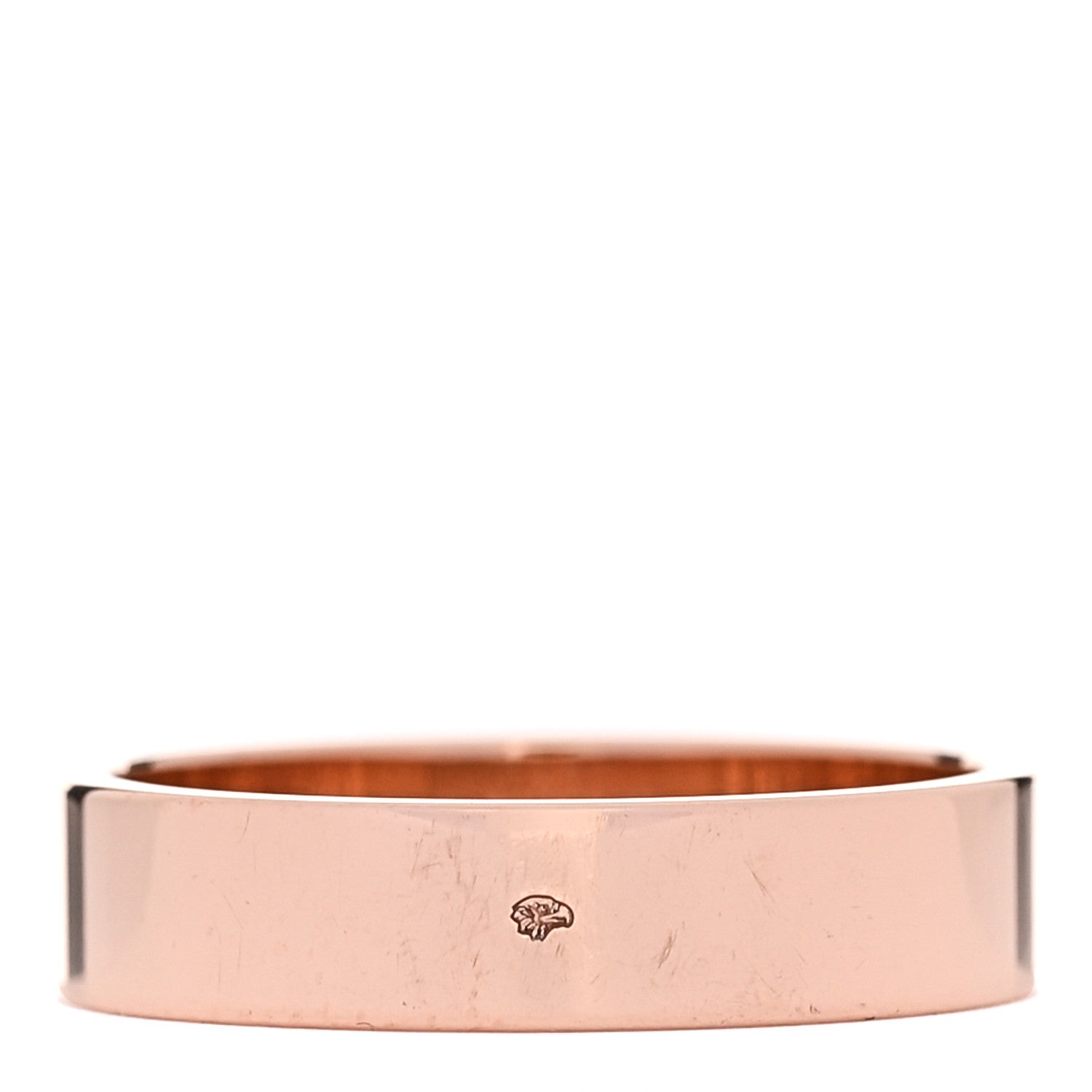 Hermes 18K Rose Gold PM Collier De Chien Ring 59 8.75 3 of 5