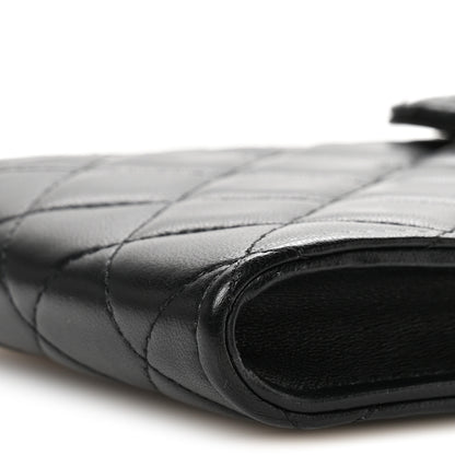 Chanel Lambskin Quilted Pearl Crush Phone Holder With Chain Black 11 of 13