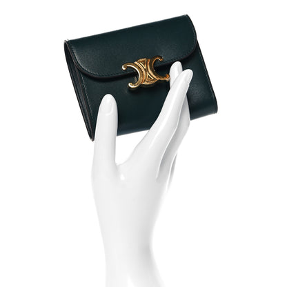 Celine Shiny Calfskin Small Triomphe Wallet Amazone 2 of 8