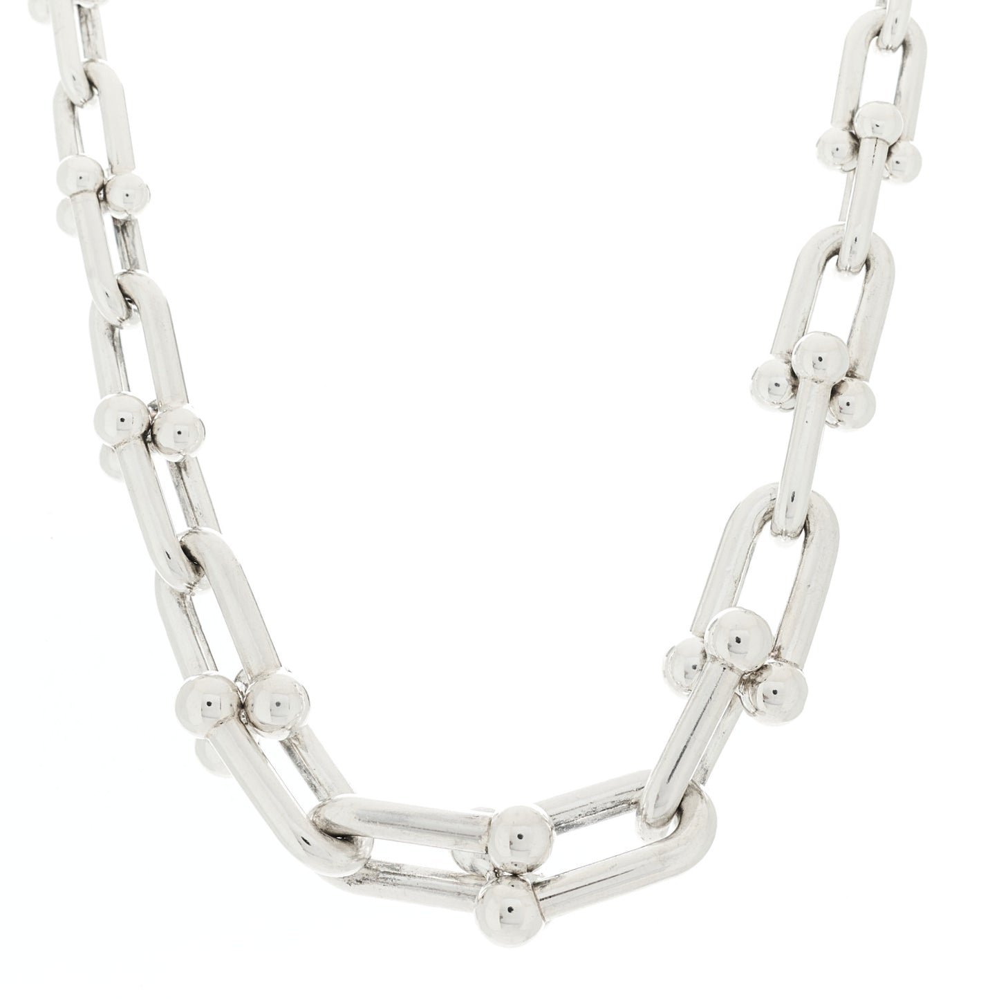 Sterling Silver HardWear Graduated Link Necklace
