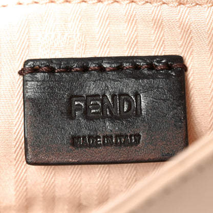 Fendi Vitello Flamingo Enamel Fendista Pouchette Crossbody Rosa Plaster 6 of 10