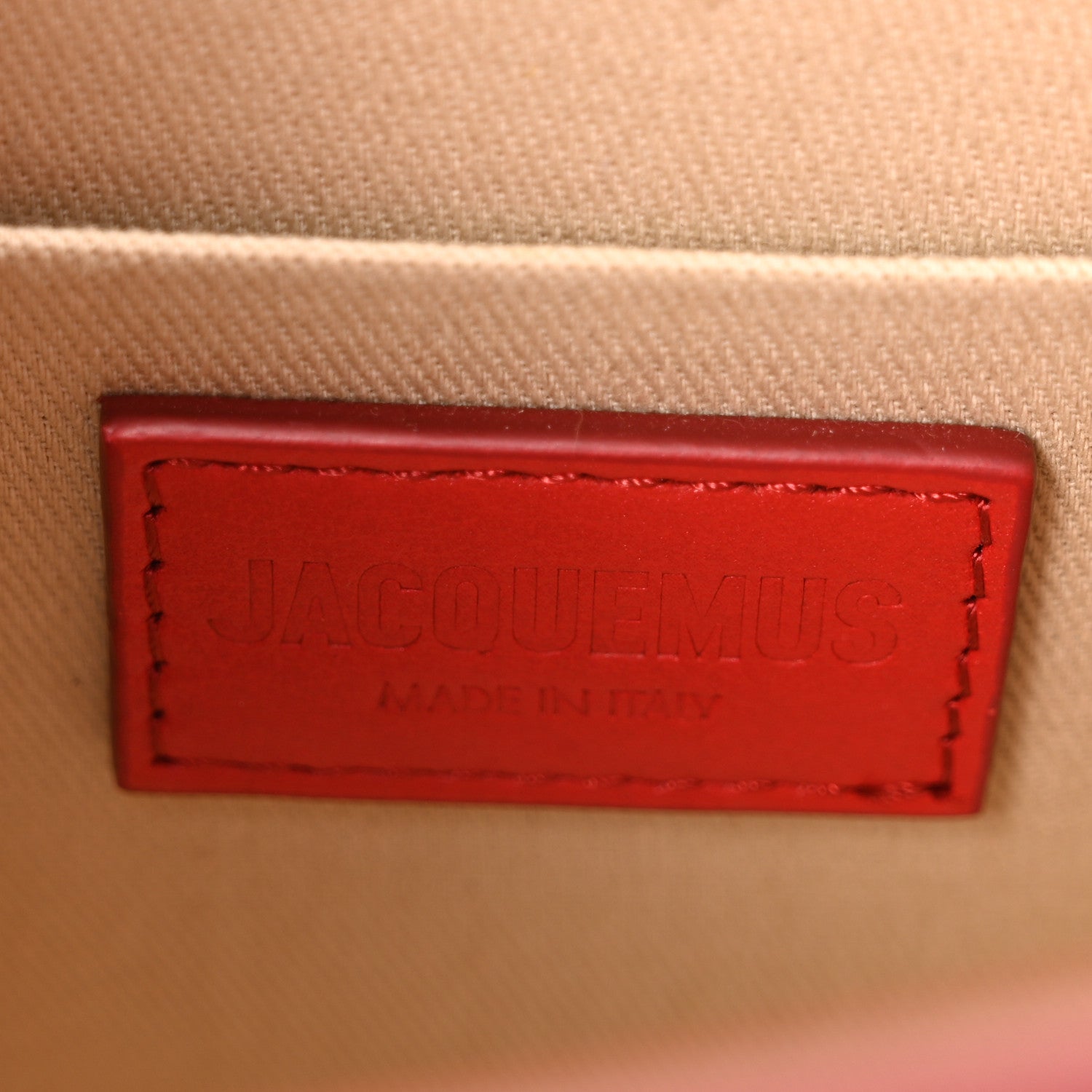 Jacquemus Smooth Calfskin Le Grand Chiquito Red 6 of 9