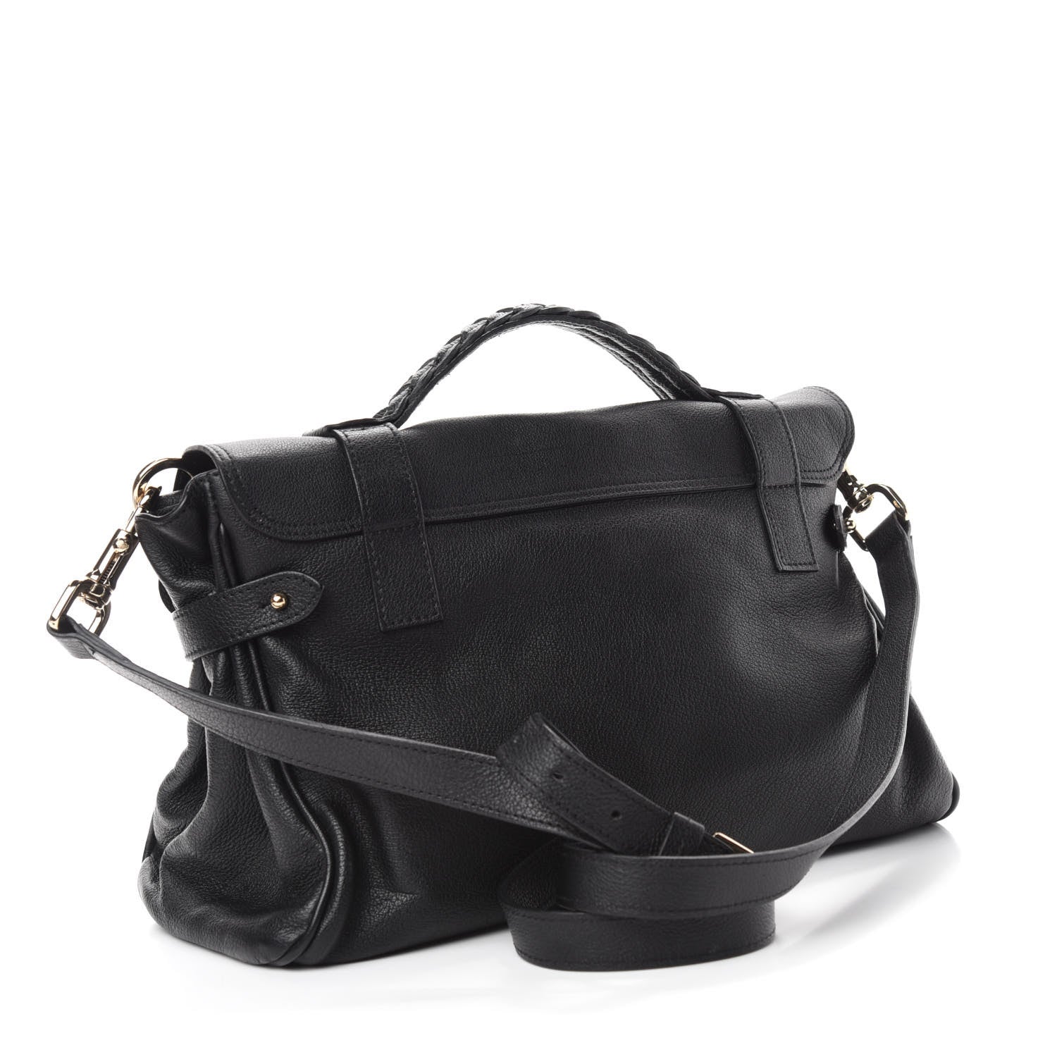 Mulberry Polished Buffalo Medium Alexa Black 3 of 12