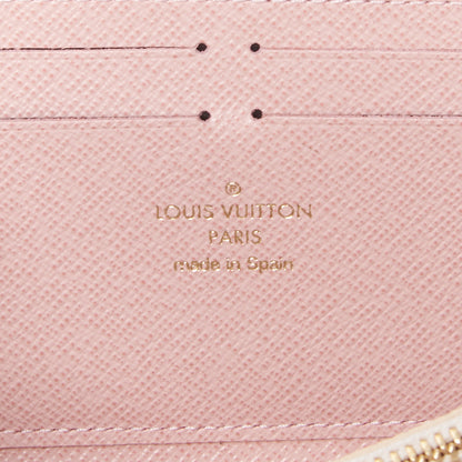 Louis Vuitton Damier Azur Clemence Wallet Rose Ballerine 8 of 8