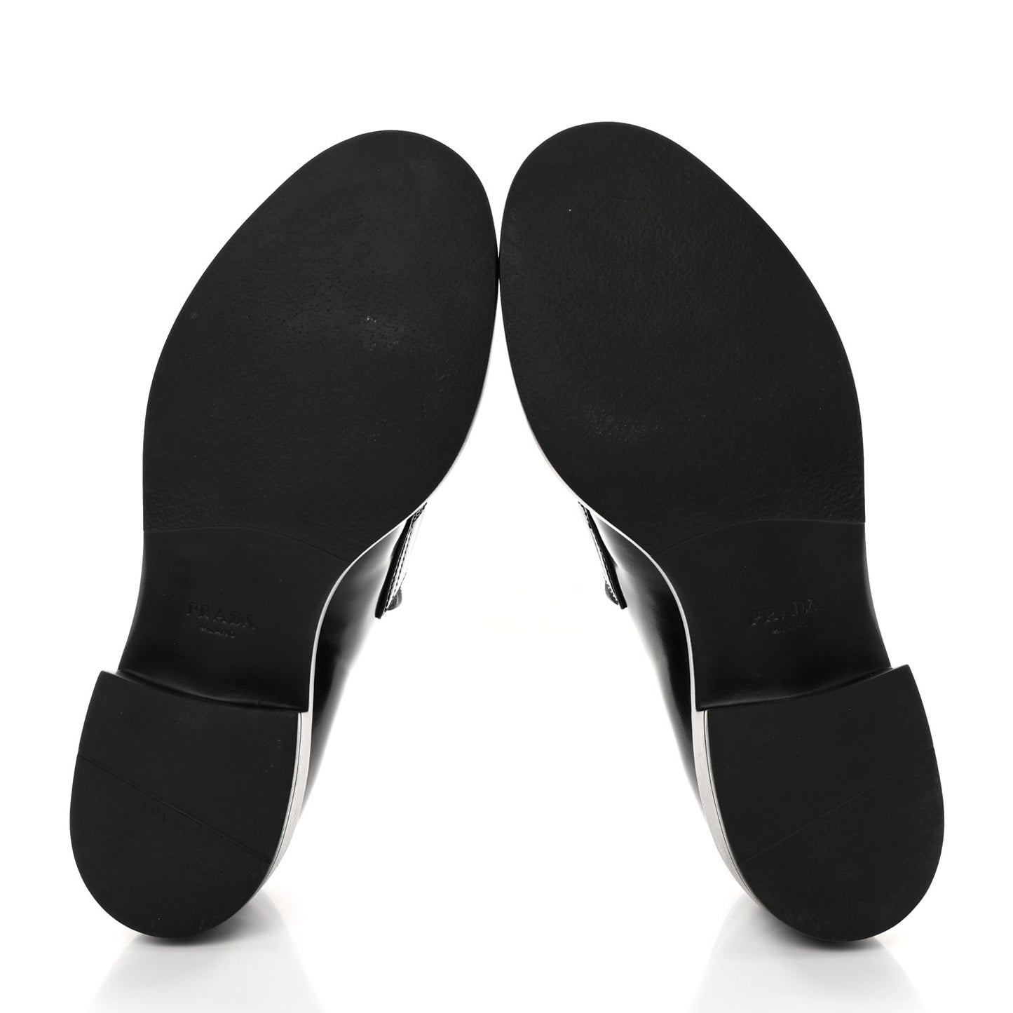 Spazzolato Metal Triangle Logo 50mm Loafers 40 Black