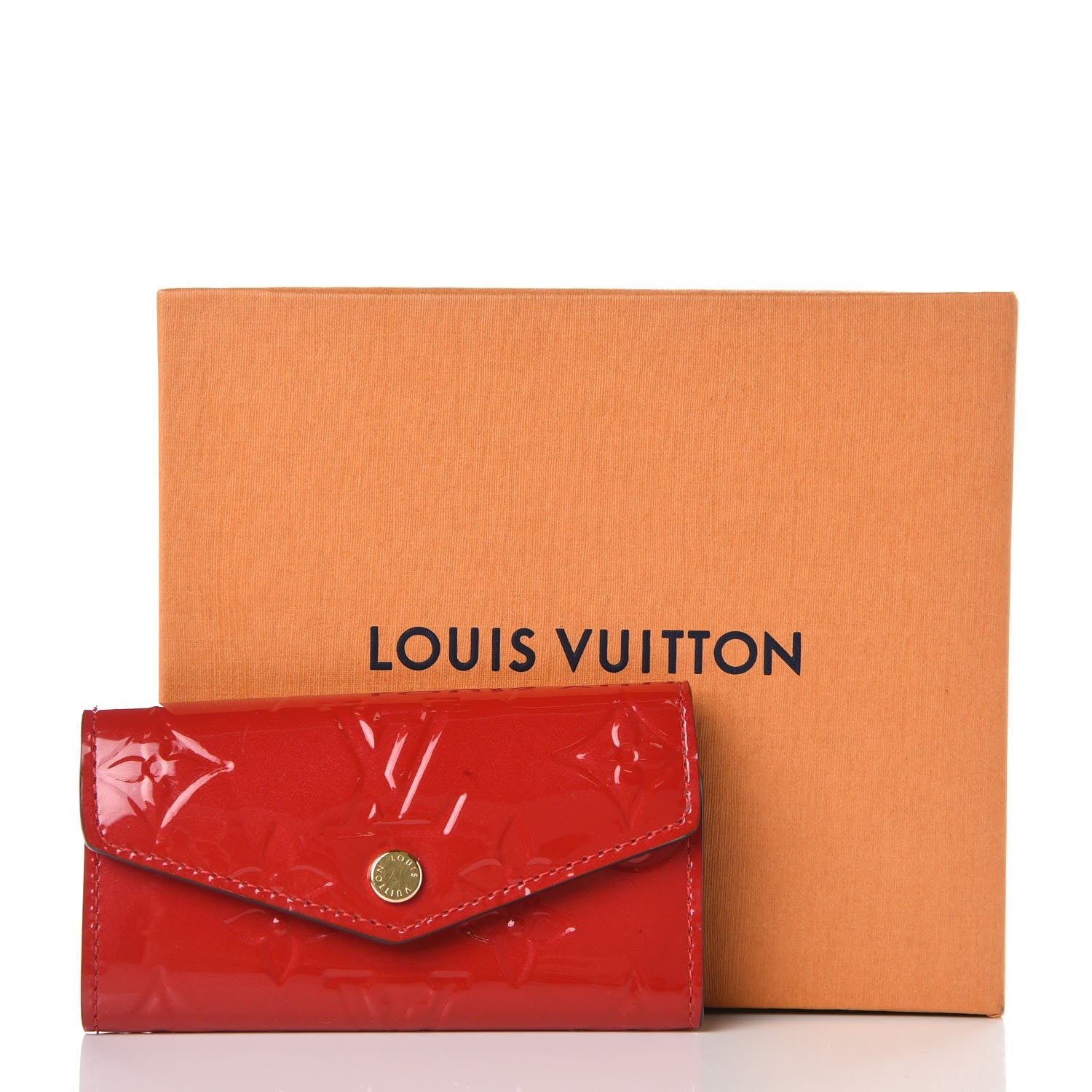 Louis Vuitton Vernis Multicles 4 Key Holder Cherry 9 of 9