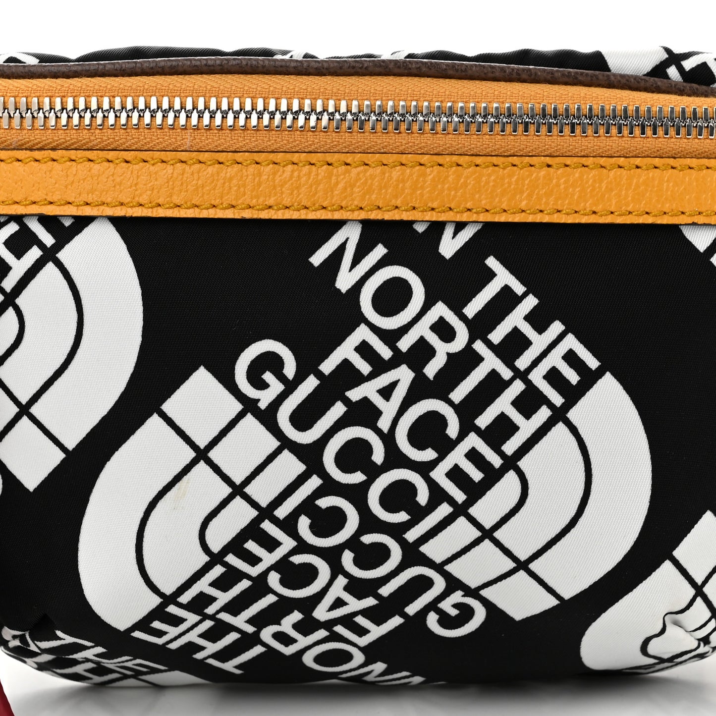 X THE NORTH FACE Econyl Nylon Belt Bag Black Ivory Crop