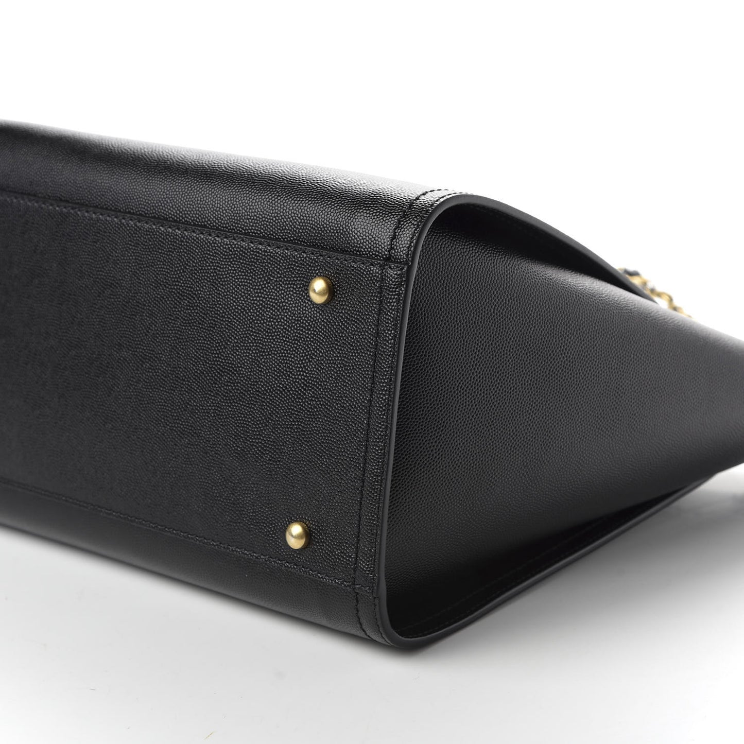 Caviar Small Studded Deauville Tote Black