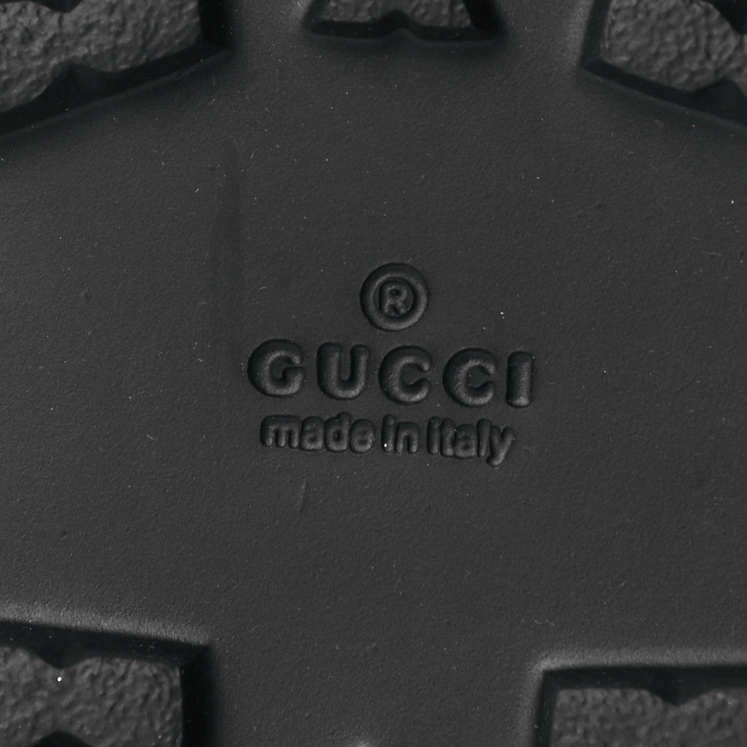 Gucci Guccissima Mens Lug Sole Slide Sandals 8 Black 7 of 8