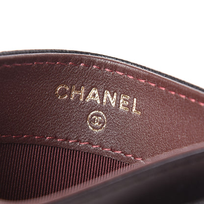 Chanel Lambskin Quilted Card Holder Black 6 of 9