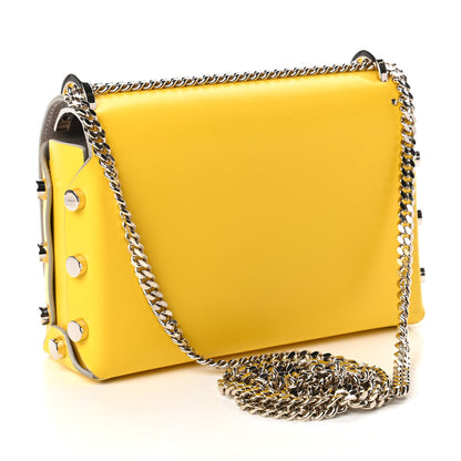 Jimmy Choo Spazzolato Lockett Petite Shoulder Bag Yellow 3 of 11
