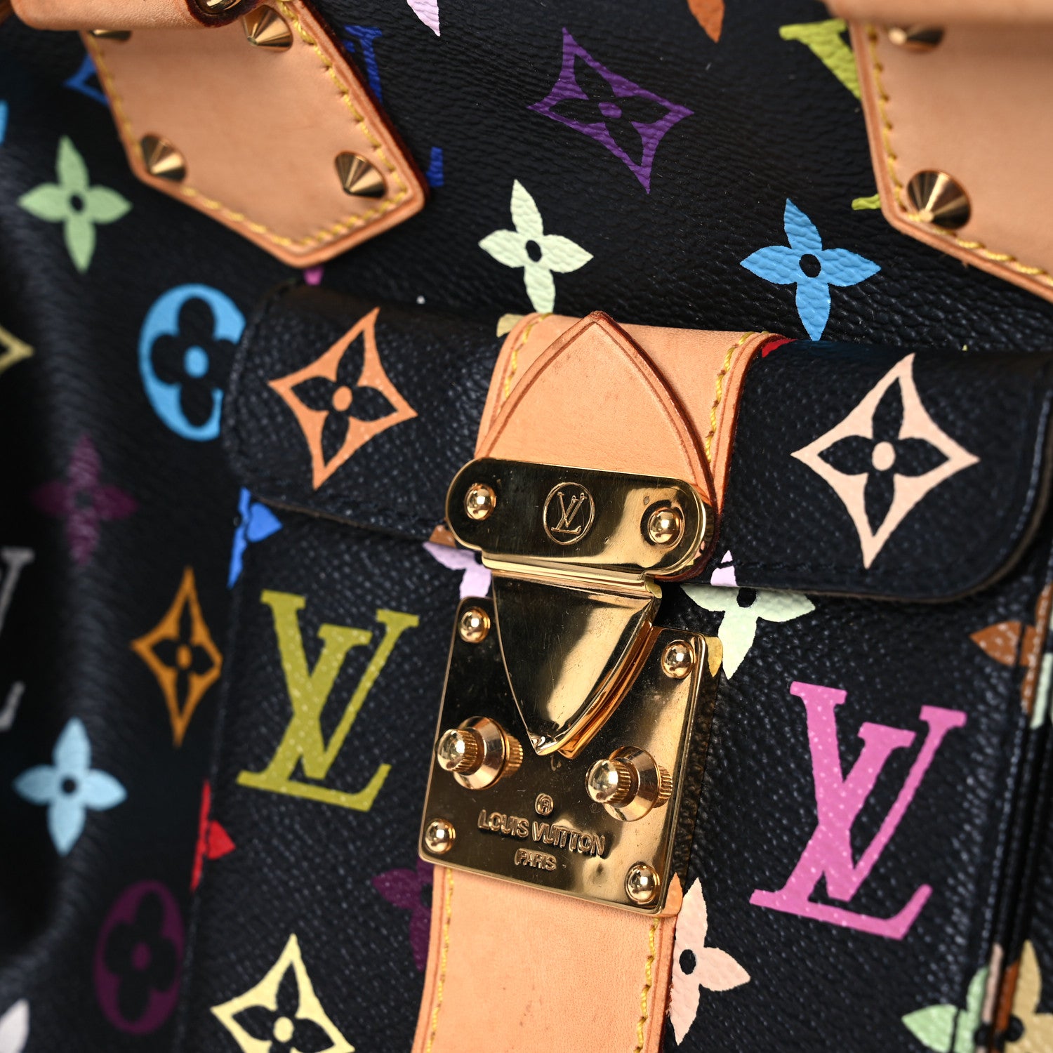 Louis Vuitton Monogram Multicolor Speedy 30 Black 11 of 15