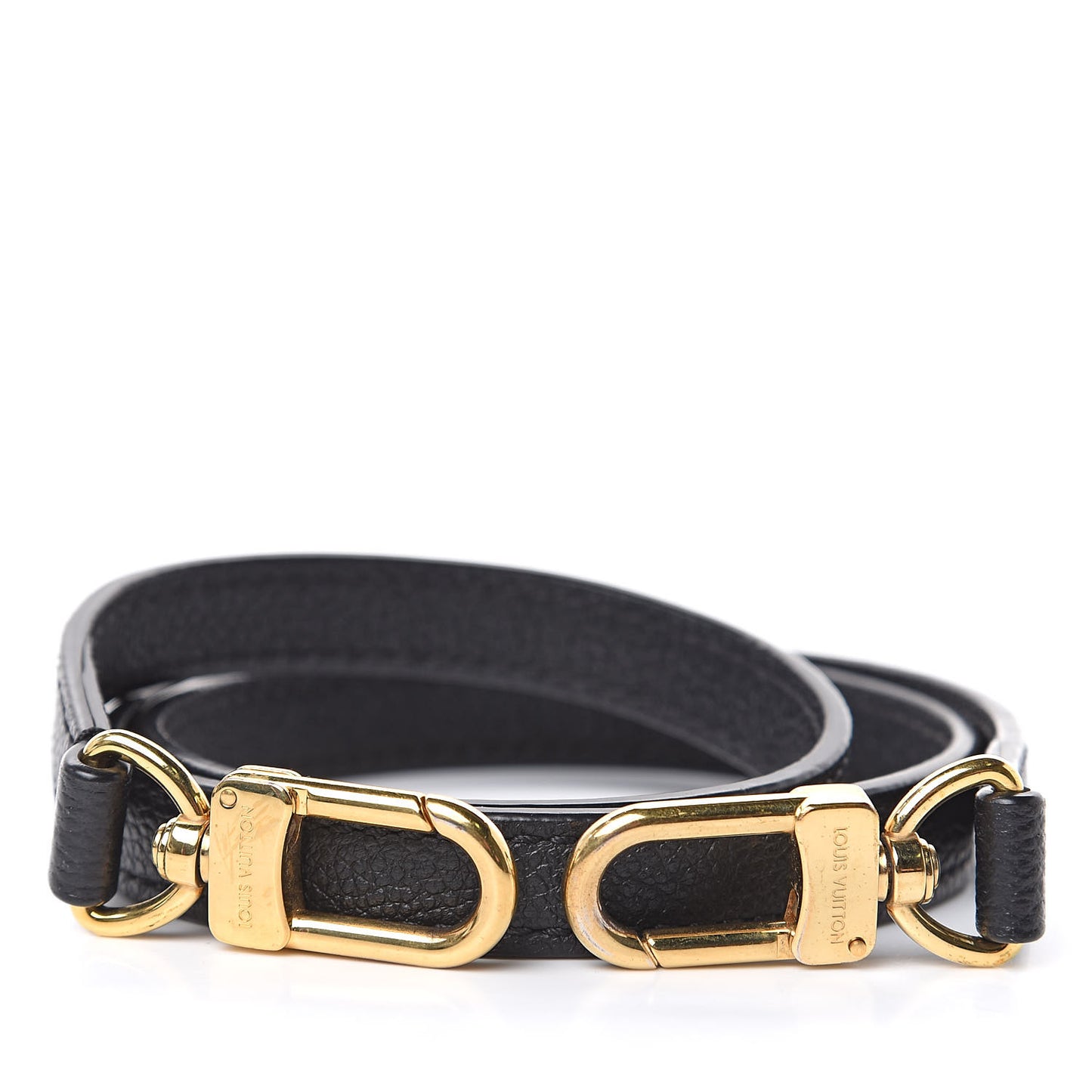 Calfskin Shoulder Strap Black