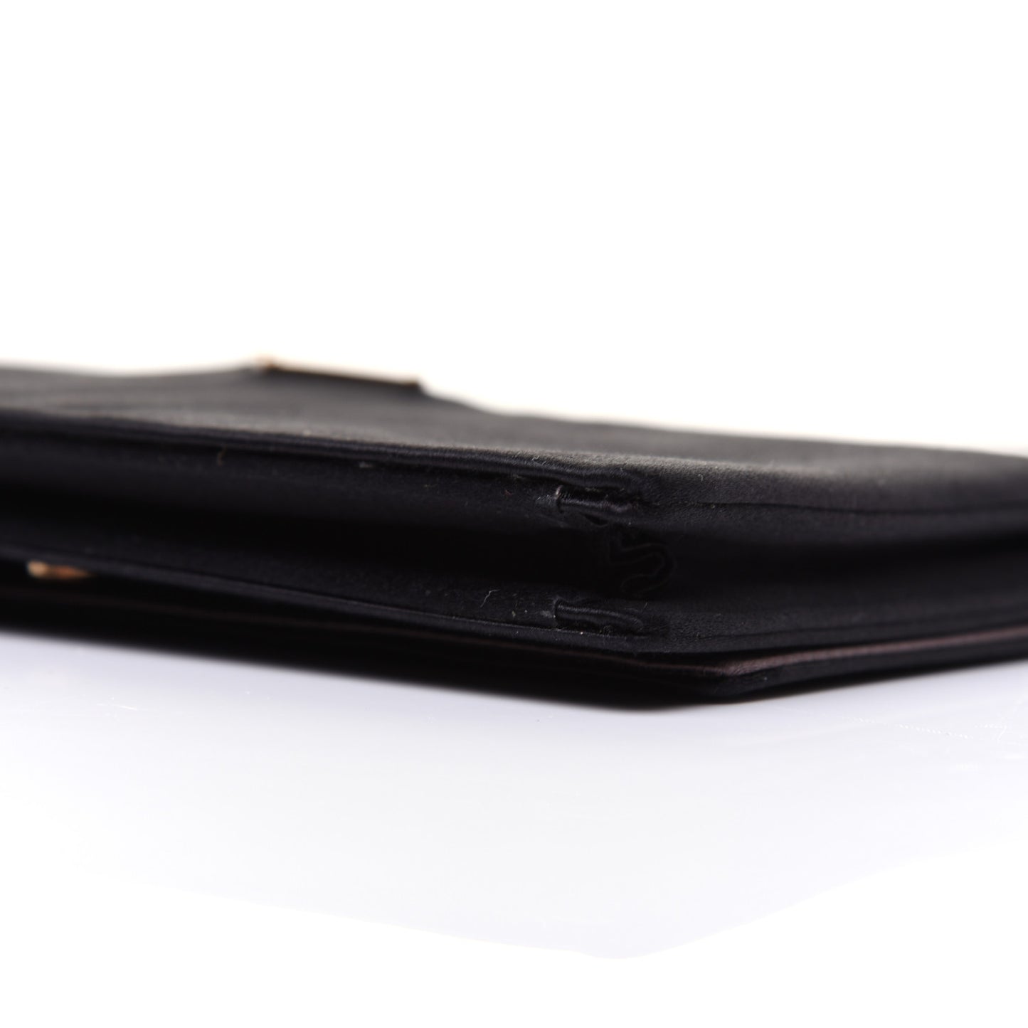 Satin Pochette Bag Black