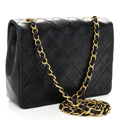 Chanel Lambskin Quilted Mini Square Flap Bag Black 3 of 14