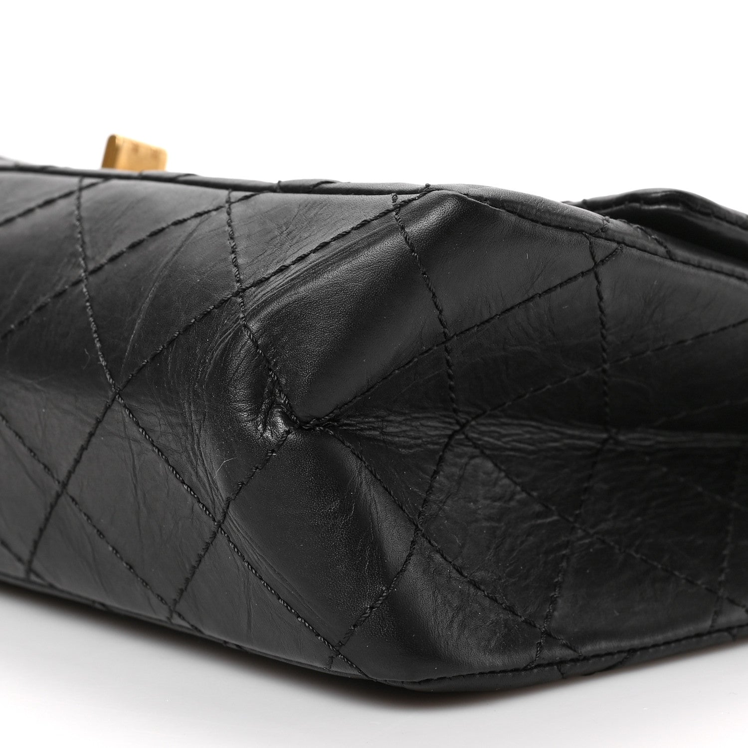 Chanel Aged Calfskin Quilted 2.55 Reissue 226 Flap Black 9 of 9