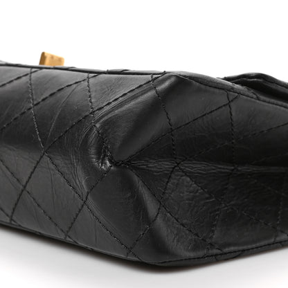 Chanel Aged Calfskin Quilted 2.55 Reissue 226 Flap Black 9 of 9