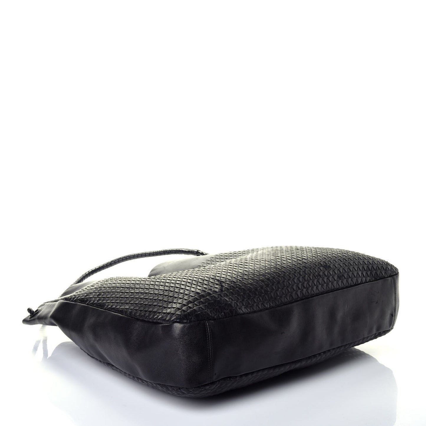 Nappa Intrecciato Braided Hobo Black