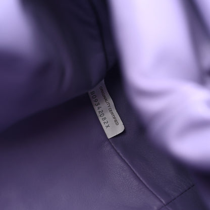 Bottega Veneta Smooth Butter Calf The Pouch Oversized Clutch Lavender 7 of 10