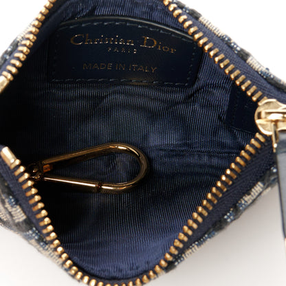 Christian Dior Oblique Key Case Blue 5 of 7