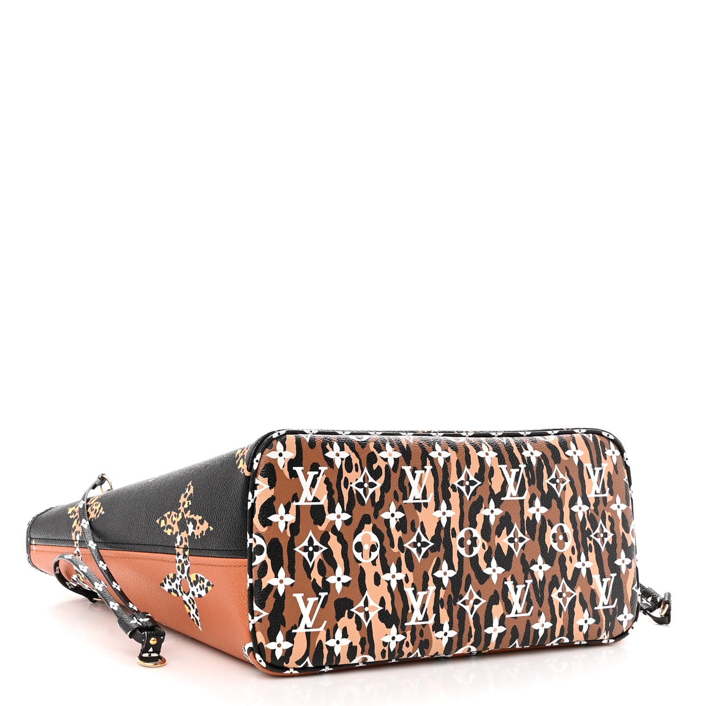 Monogram Giant Jungle Neverfull MM Black