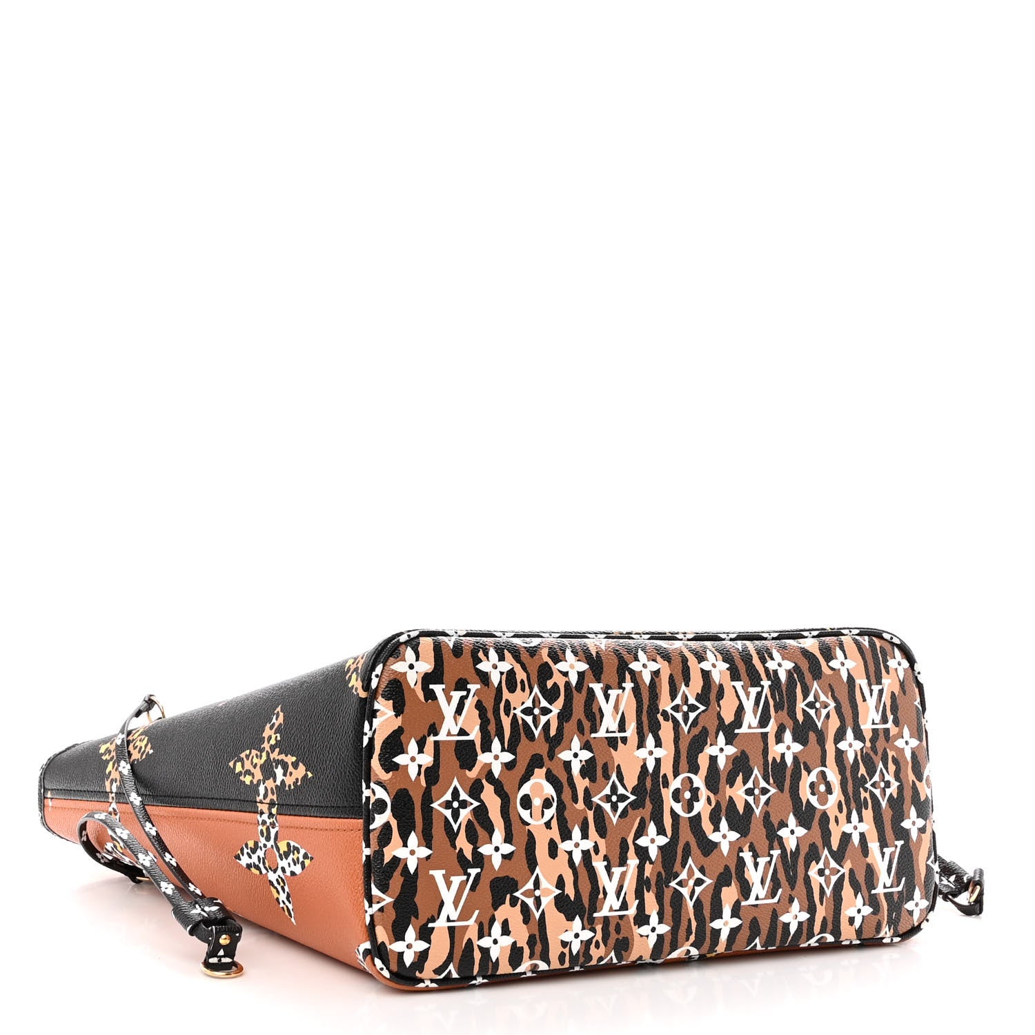 Louis Vuitton Monogram Giant Jungle Neverfull MM Black 4 of 9