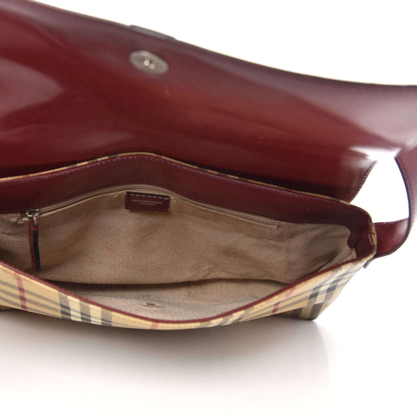 Haymarket Check Shoulder Bag Military Red