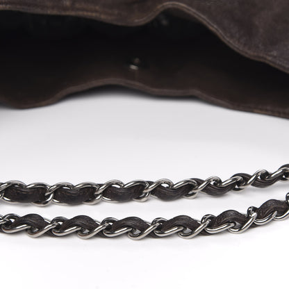 Chanel Distressed Caviar XL Coco Cabas Brown 13 of 16