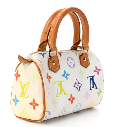 Louis Vuitton Monogram Multicolor Mini Sac HL Speedy White 3 of 9