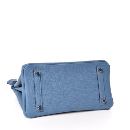 Hermes Togo Birkin 25 Azur 5 of 30
