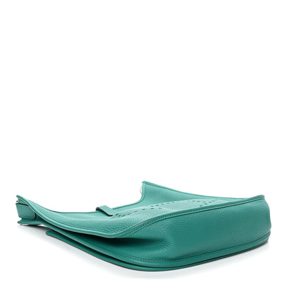 Hermes Taurillon Clemence Evelyne III PM Vert Verone 3 of 4