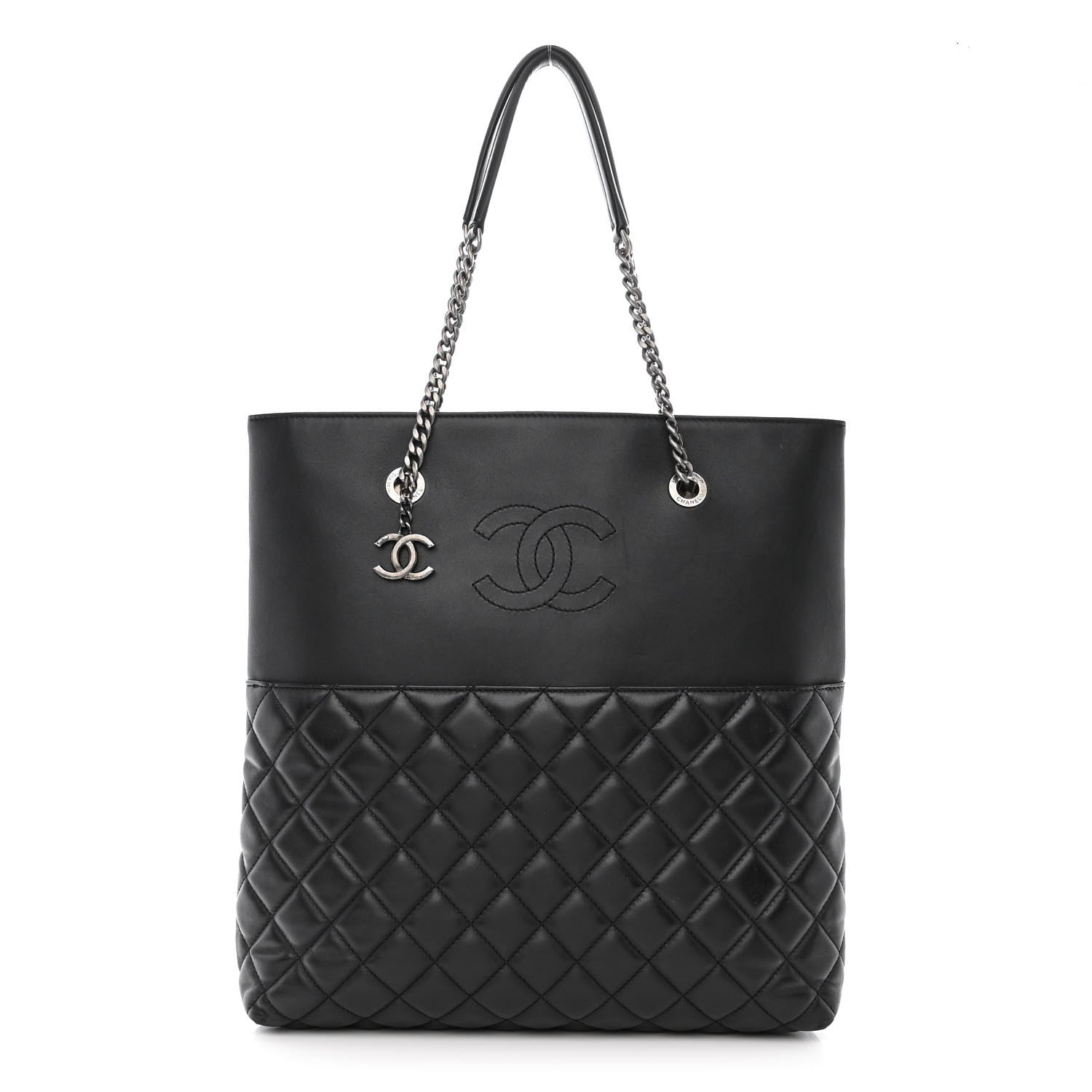 Chanel Lambskin Quilted Urban Delight Tote Black 1 of 10