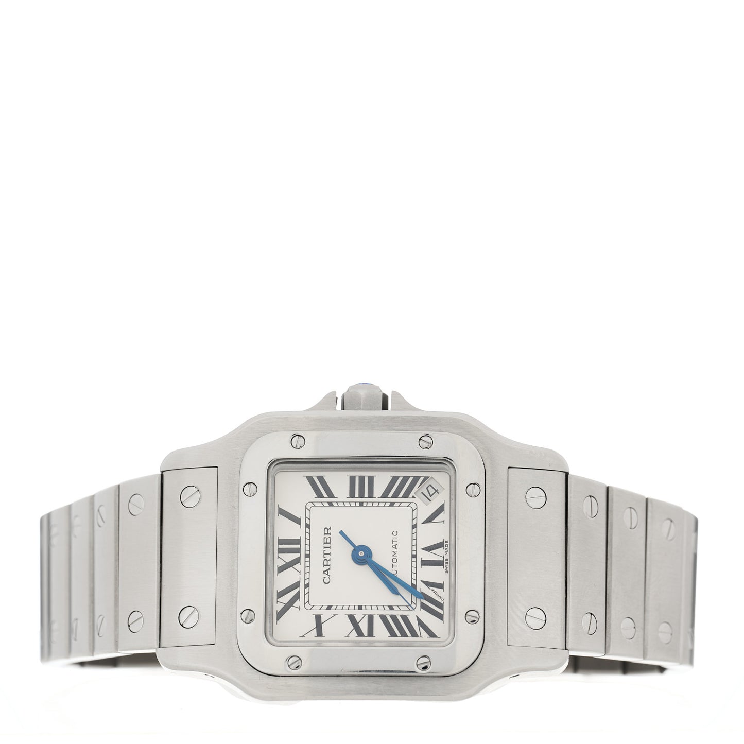 Stainless Steel 32mm Santos de Cartier Galbee Automatic Watch