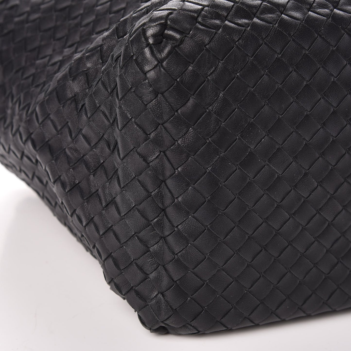 Nappa Intrecciato Ayers Brick Tote Black