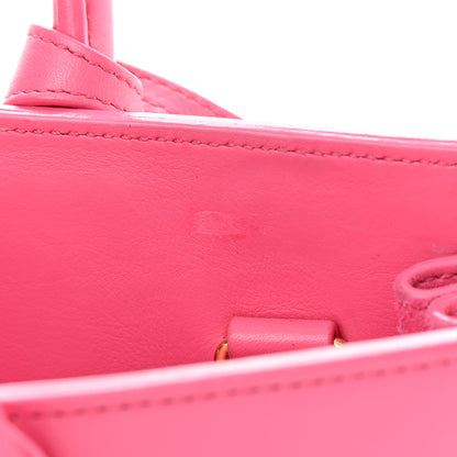 Saint Laurent Calfskin Sac De Jour Nano Lipstick Fuchsia 15 of 15