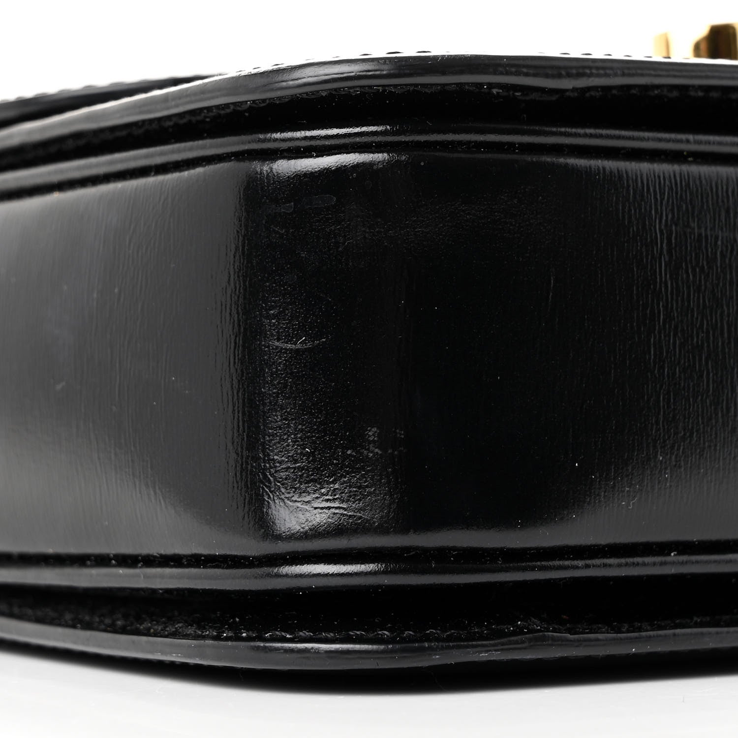 Celine Shiny Calfskin Teen Triomphe Black 10 of 13